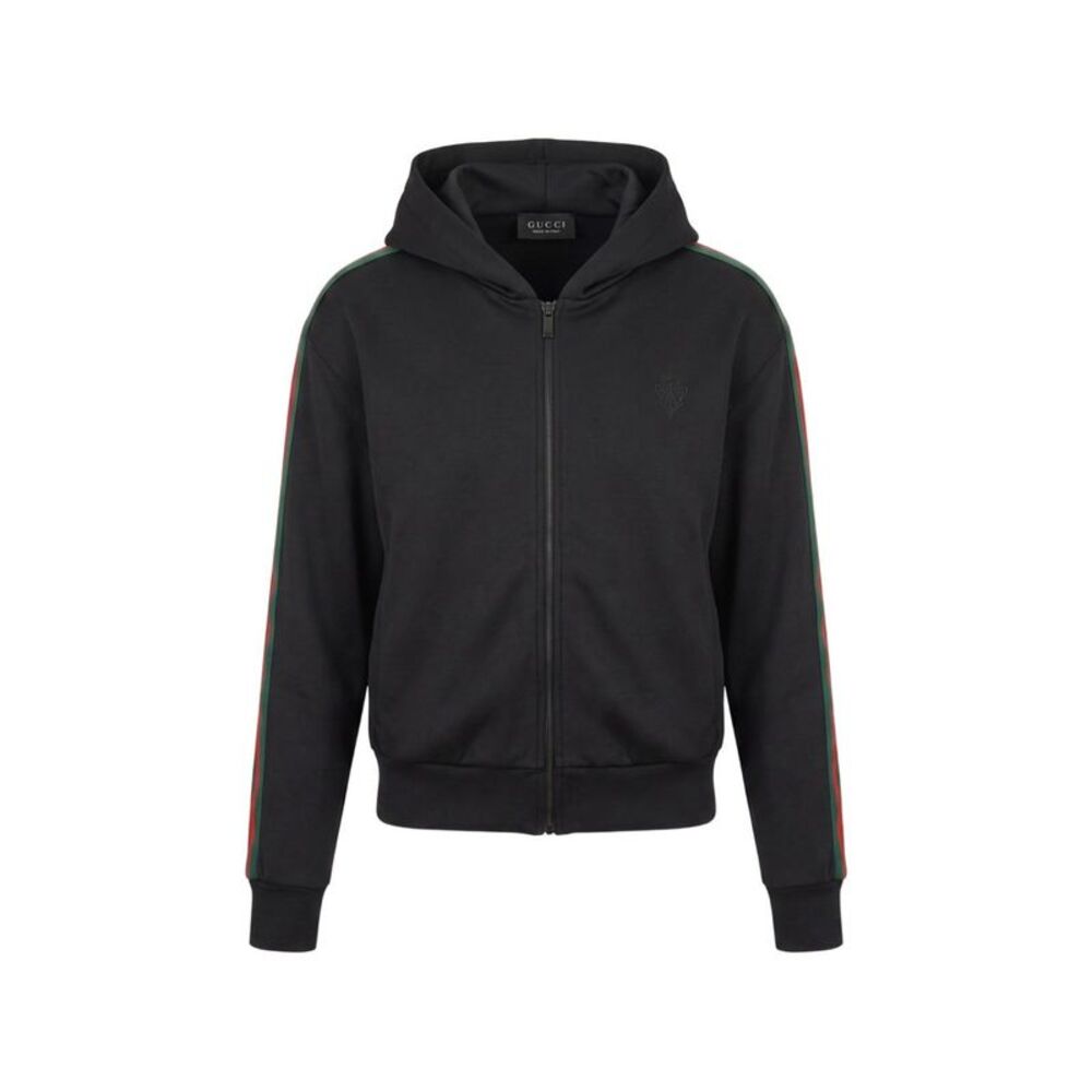 Gucci Women Cotton Zipped Hoodie